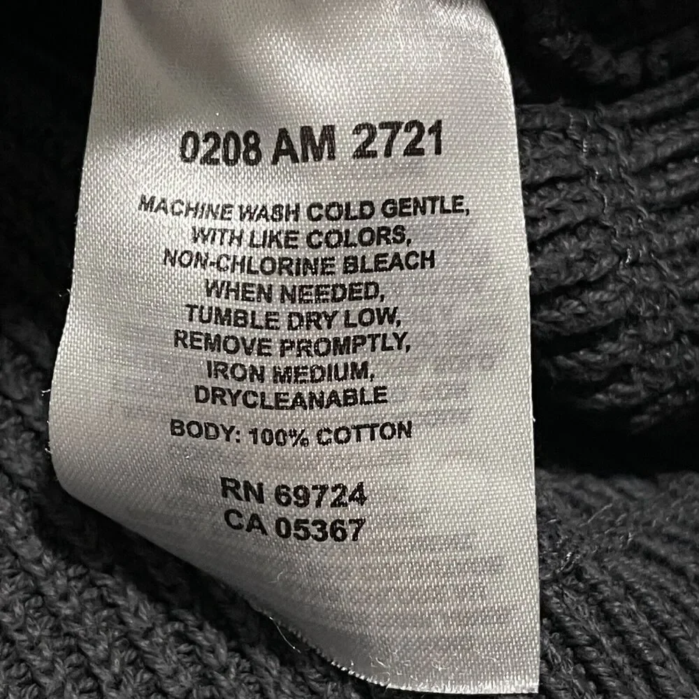 Columbia Sweater Men XL Gray Green Rib Knit Heavyweight 1/4 Zip Faded Distressed